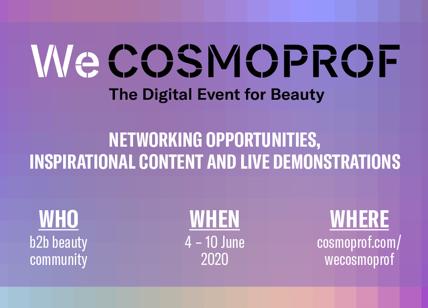 WeCosmoprof - le novità per l'industria cosmetica dal 4 al 10 giugno