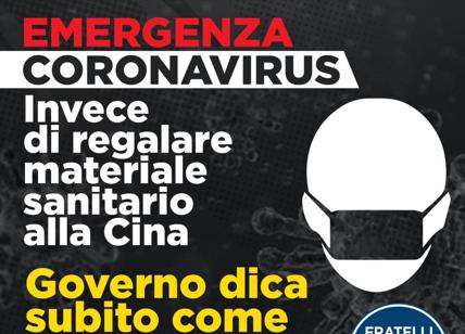 Coronavirus, Meloni: il governo deve dire come rafforza le strutture sanitarie
