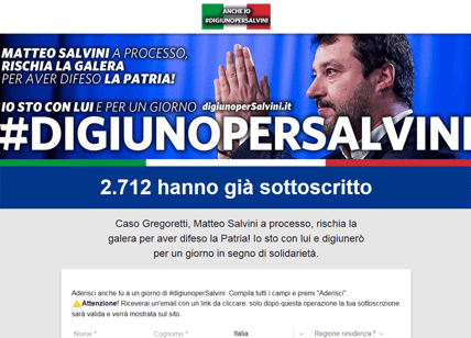 E' attivo il sito digiunopersalvini.it. Sei pronto a non mangiare per Matteo?