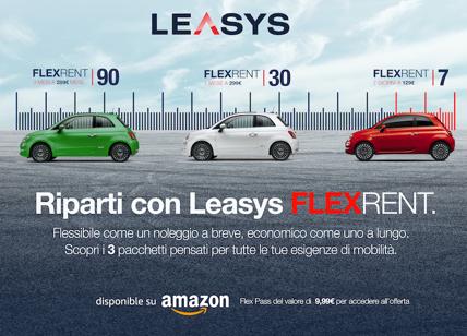 FLEXRENT è l’innovativa formula di noleggio auto di Leasys