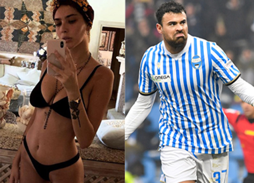 Viktorija Mihajlovic - Andrea Petagna (Instagram - Lapresse) Viktorija Mihajlovic - Andrea Petagna (Instagram - Lapresse)