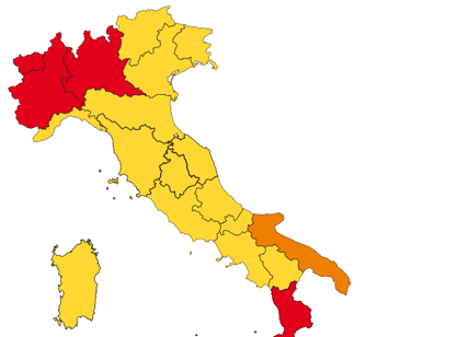 Zona gialla, cosa si può fare? Cosa cambia in Lombardia