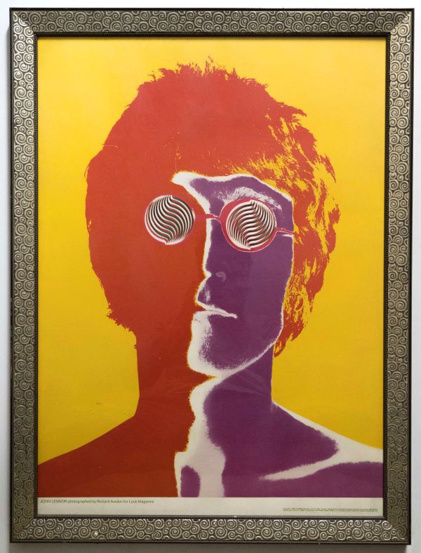 26. Avedon Ritratti psichedfelici Beatles poster John Lennon 1967
