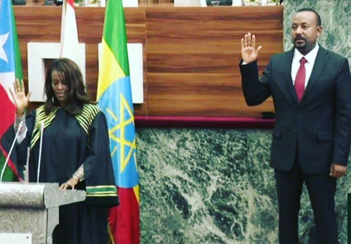 Etiopia, il giuramento del premier Abiy Ahmed