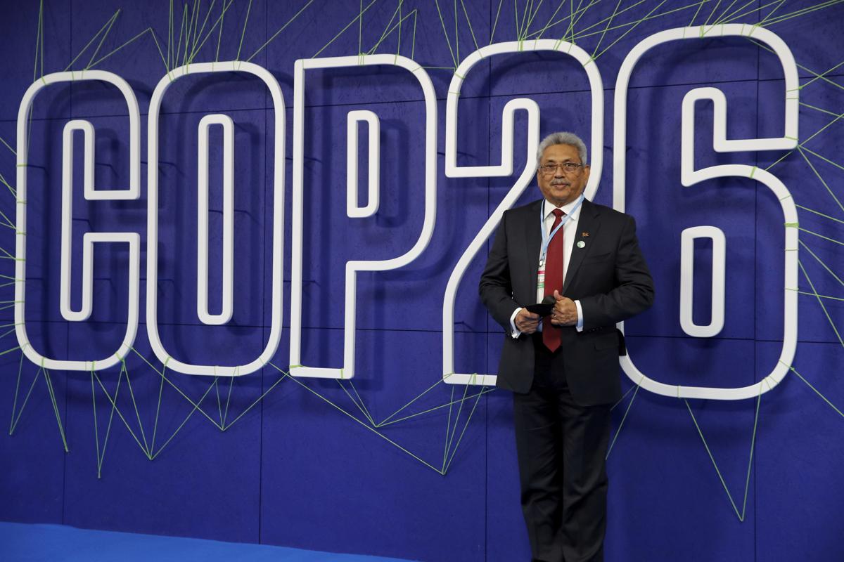  Glasgow Cop 26Gotabaya Rajapaksa