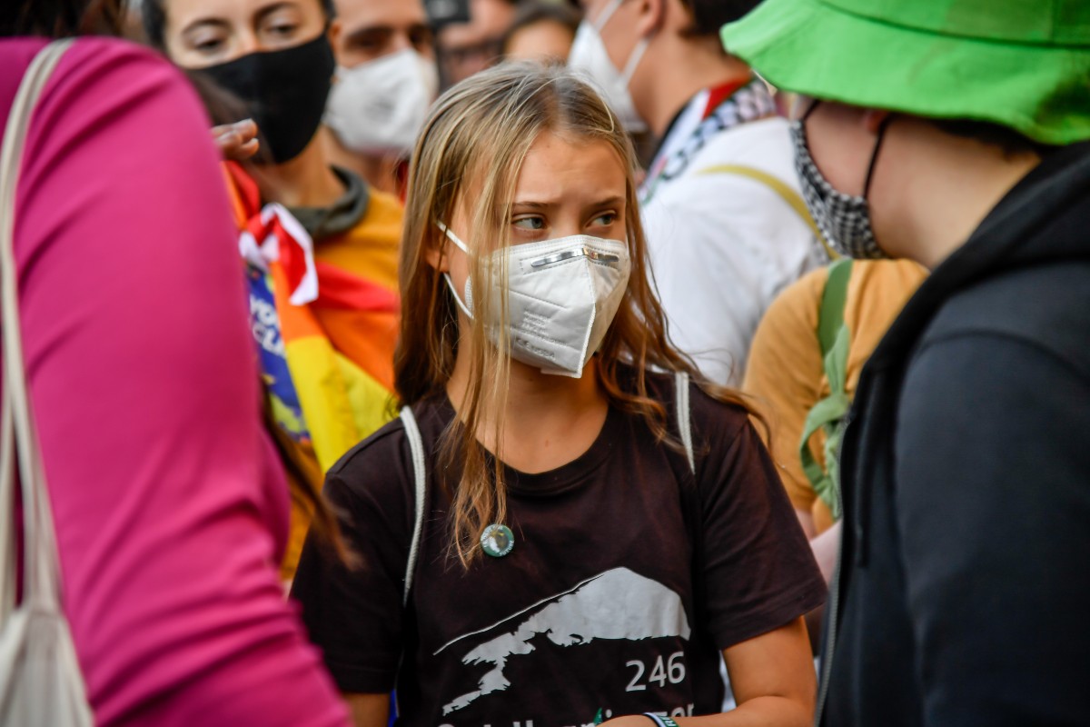 Greta Thunberg a Milano