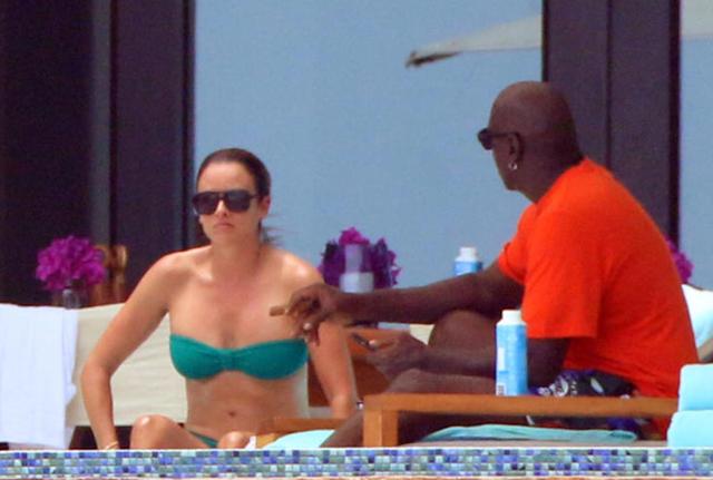 Cabo San Lucas.,Micheal Jordan ,in vacanza con la moglie  Yvette Prieto