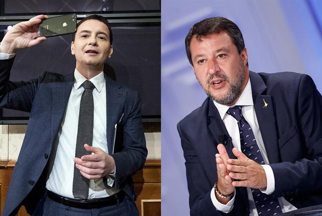 Luca Morisi Matteo Salvini Lapresse