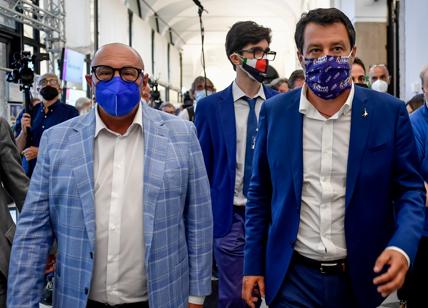 Milano, Salvini: "Obiettivo mandare a casa Sala". Ma Meloni è assente. VIDEO