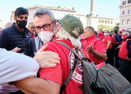 Manifestazione sindacati, Landini: "Stato sciolga le forze neofasciste"