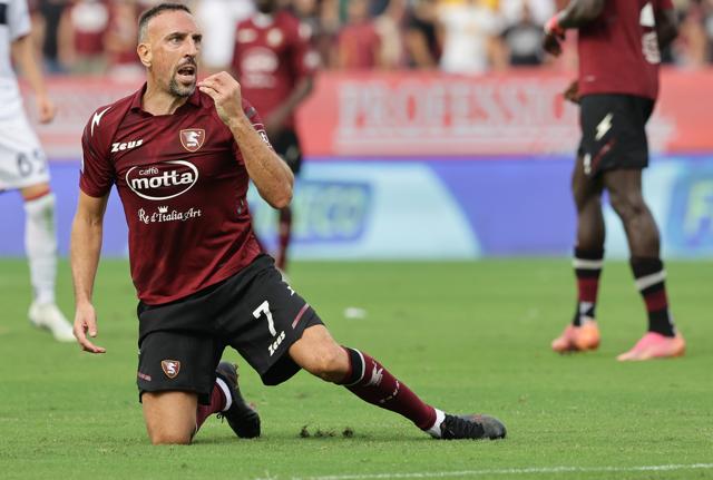 Franck Ribery, stella della Salernitana