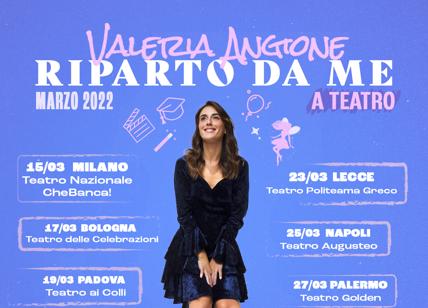 Valeria Angione in tour con "Riparto da me". Si parte da Milano. Le date