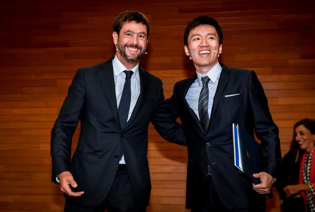 Andrea Agnelli (Juventus) e Steven Zhang (Inter) sono tra i fondatori della Super Lega. Ma i pubblicitari sono molto perplessi