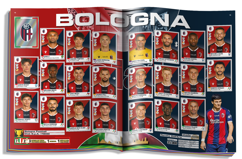 Bologna p1 2 CalciatoriPanini 2021