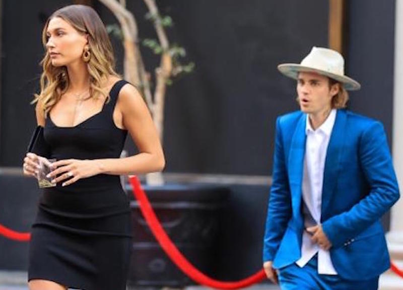 Los Angeles, Justin e Hailey Bieber, al matrimonio del musicista Harv Los Angeles, Justin e Hailey Bieber, al matrimonio del musicista Harv