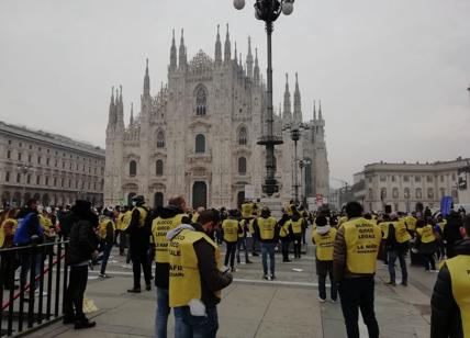 Covid, protesta settore Gioco Legale in Piazza Duomo: in zona gialla aprire