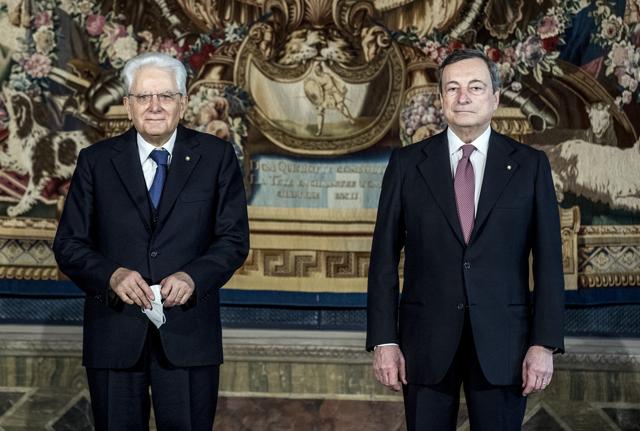 Quirinale - Giuramento del governo Draghi