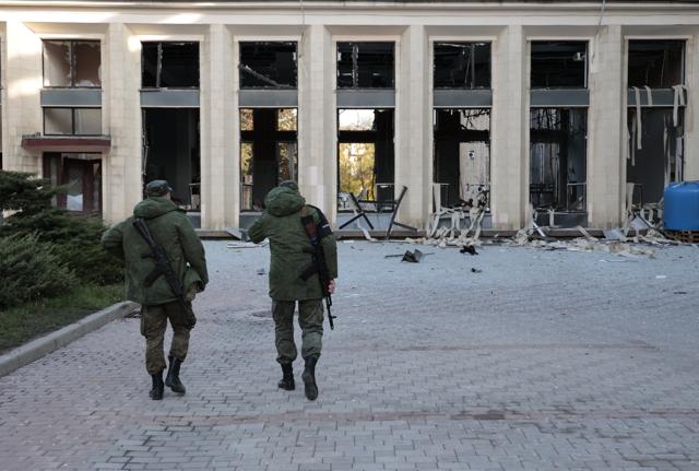 Guerra Russia-Ucraina, raid ucraino su palazzo governo a Donetsk