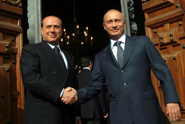 Silvio Berlusconi e Vladimir Putin: amici da due decenni