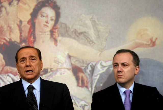 Sivio Berlusconi e Elio Vito 