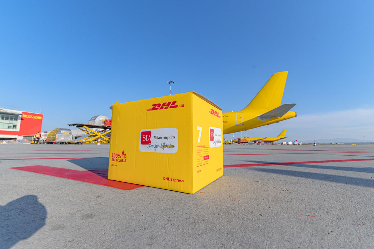 SEA e DHL Express: partito il volo con aiuti alimentari per l’Ucraina