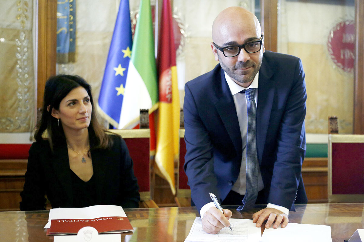 antonio de santis virginia raggi m5s