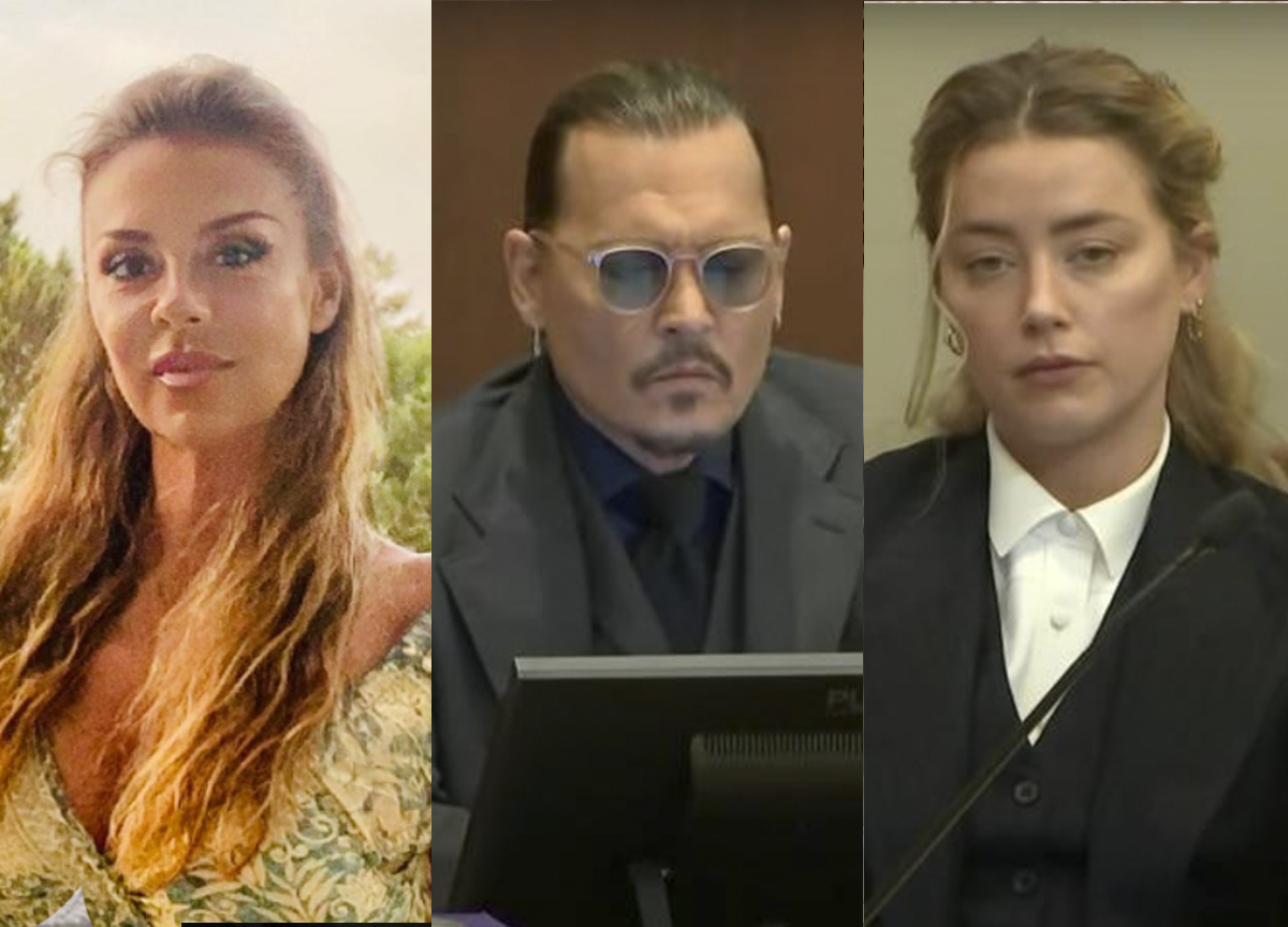 Barbara Benedettelli, Johnny Depp e Amber Heard