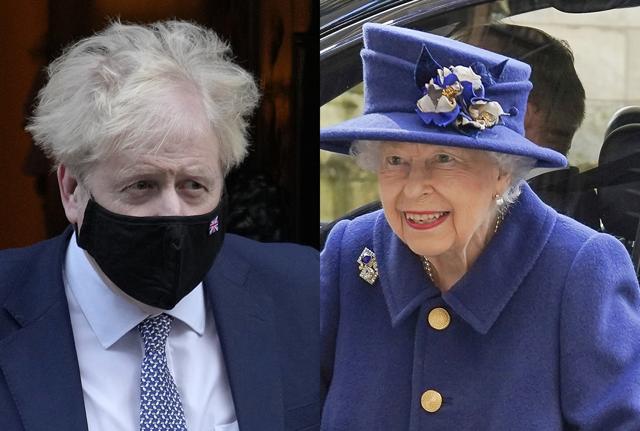 Boris Johnson e Regina Elisabetta