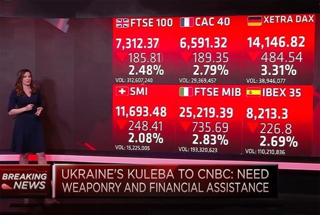 Borse Europee in rosso, crisi ucraina