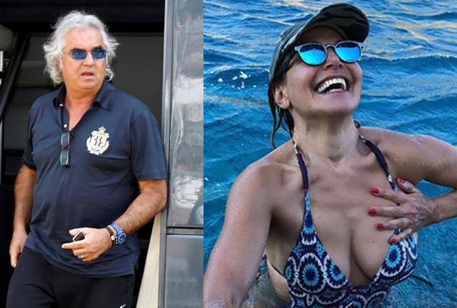 Flavio Briatore e Barbara D'Urso