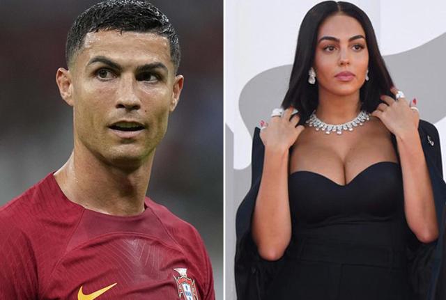 Cristiano Ronaldo - Georgina Rodriguez (foto Lapresse)