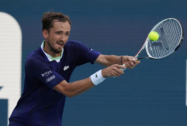 Il tennista russo Daniil Medvedev