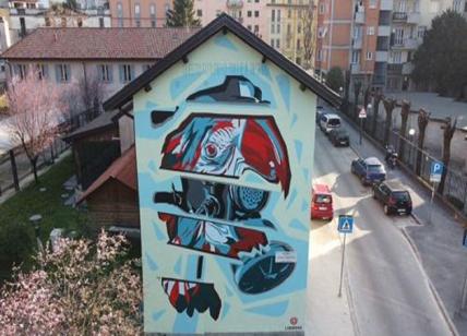 Cyberpunk Parrot: a Milano arriva il murale "mangia-smog". FOTO