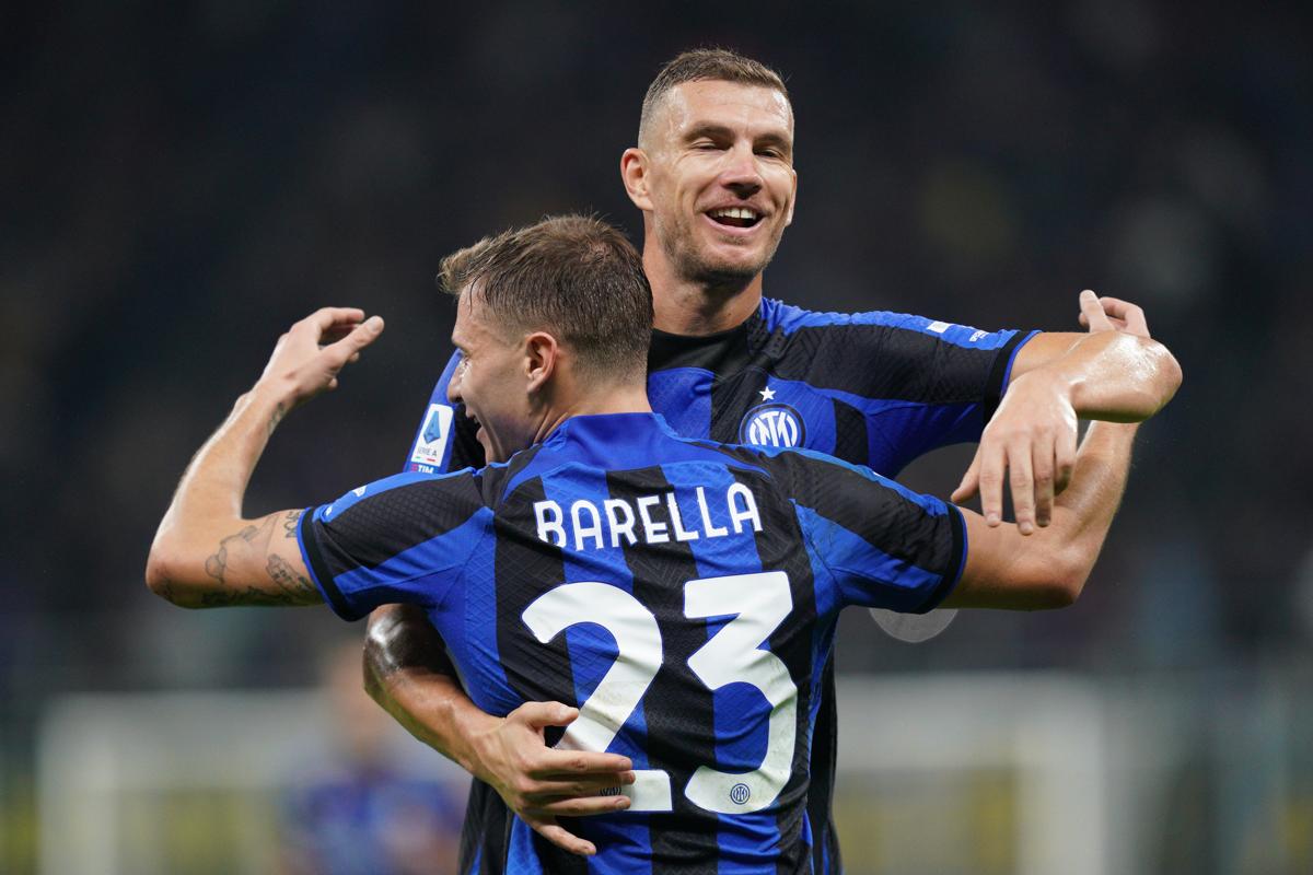 Dzeko Barella Inter