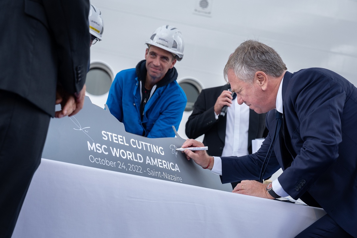 MSC presenta World Europa, la nave “green” alimentata a GNL