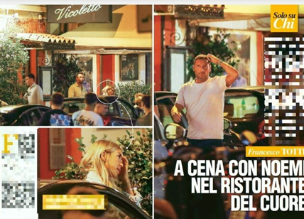 Francesco Totti a cena con Noemi, mentre Ilary Blasi non è in villa - FOTO