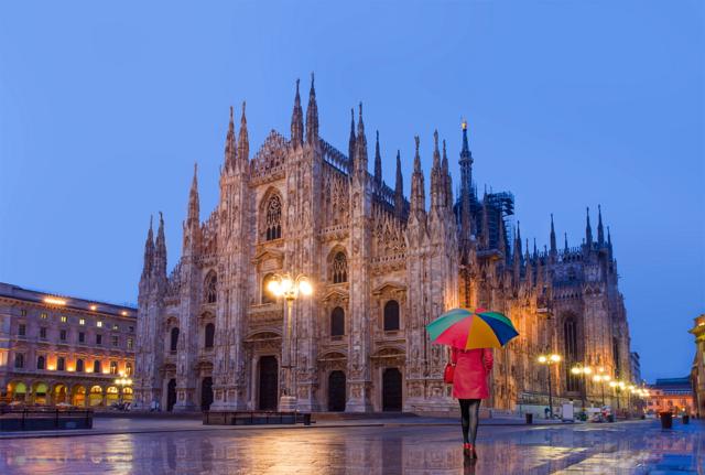 Pioggia a Milano (Foto: Hotel Galles)