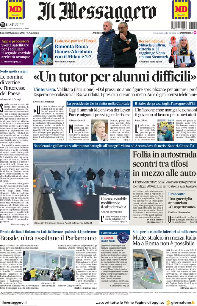 il messaggero 071600986