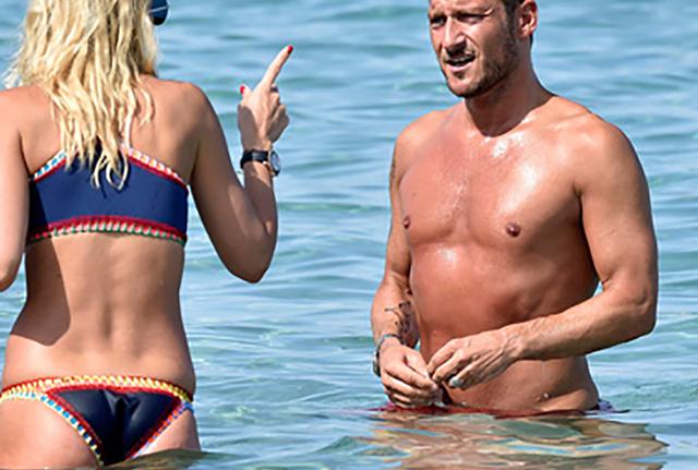 Ilary Blasi e Francesco Totti