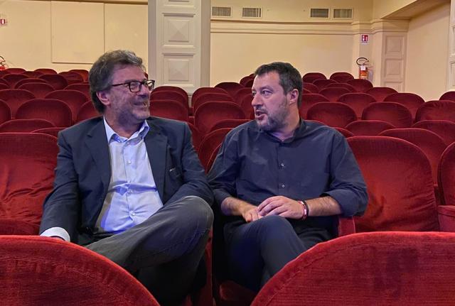 Giorgetti e Salvini (Imagoeconomica)