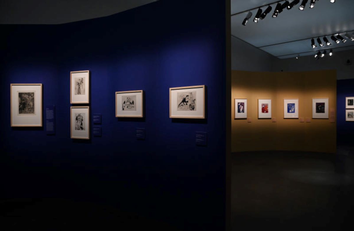 La mostra ‘Marc Chagall. Una storia di due mondi’ al Mudec. Foto Ipa