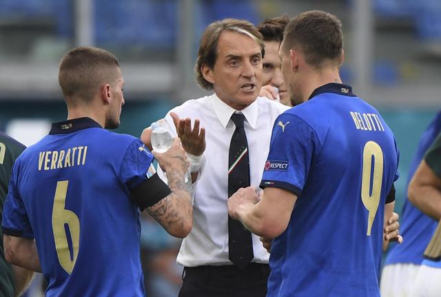 Mancini, Belotti, Verratti (Lapresse)