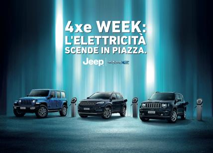 Scopri la gamma Jeep 4xe on line e nelle piazze italiane