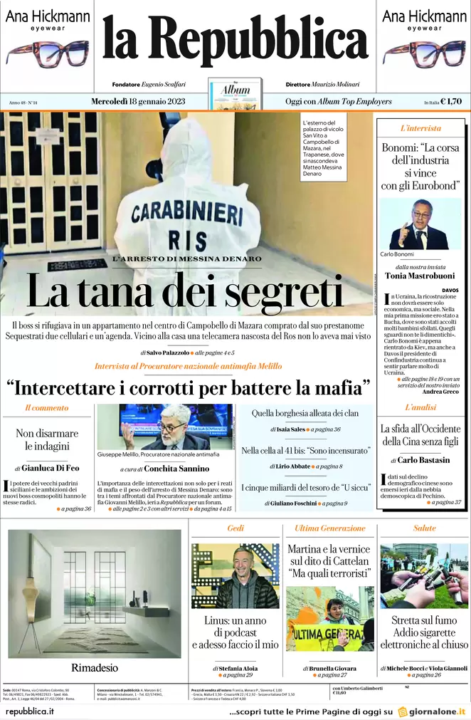 la repubblica 054701376