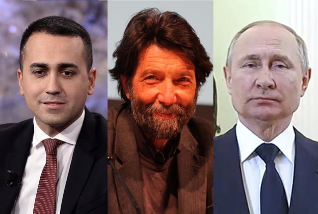 Luigi Di Maio, Massimo Cacciari, Vladimir Putin