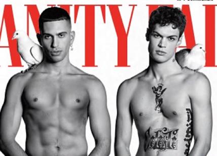 Mahmood e Blanco nudi sulla cover di Vanity Fair. FOTO