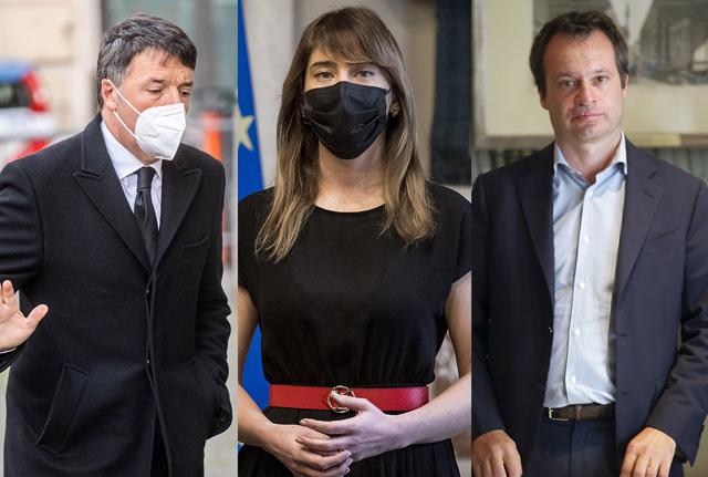 Matteo Renzi, Maria Elena Boschi e Marco Carrai