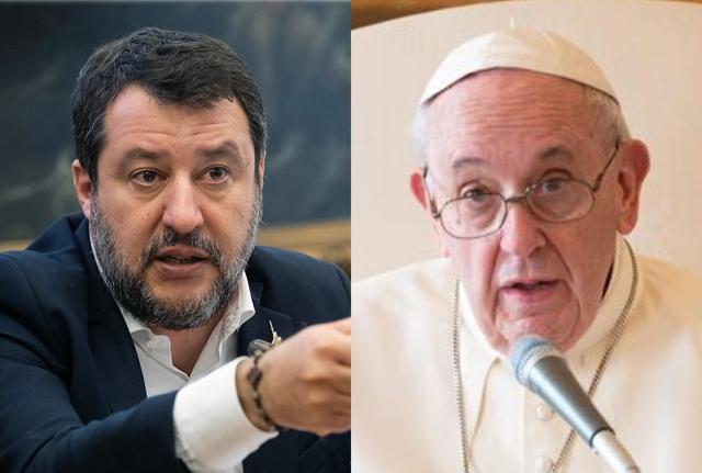 Matteo Salvini Papa Francesco