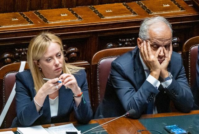 Giorgia Meloni e Matteo Piantedosi (Lapresse)