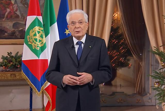 Il presidente della Repubblica Sergio Mattarella